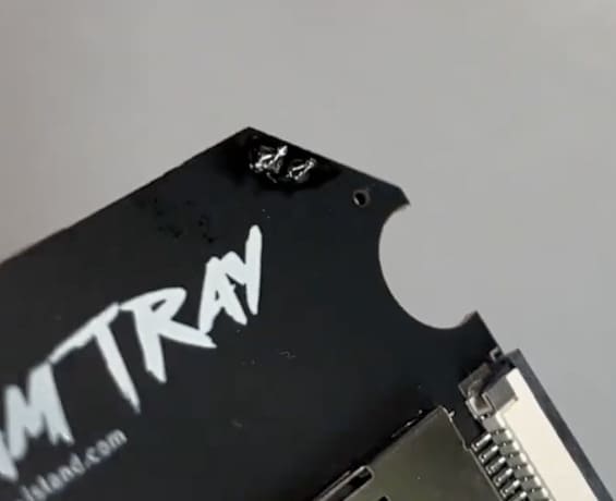 DreamTray header soldering (1)