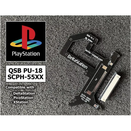 Xstation - PicoStation - DeltaStation QSB for PlayStation PS1 console